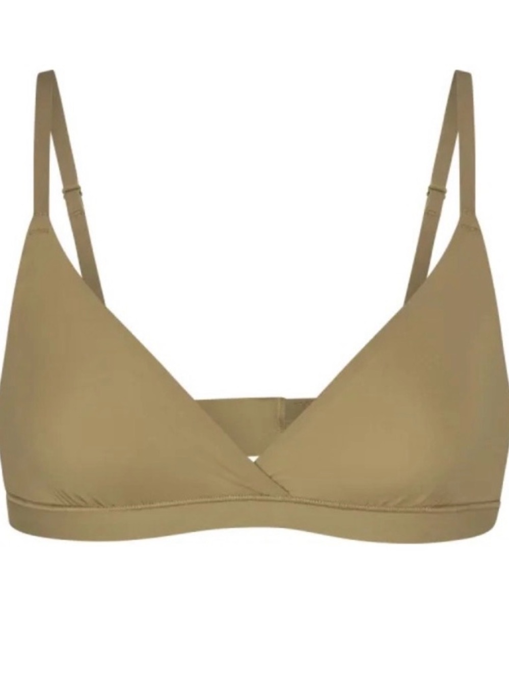 SKIMS CROSSOVER BRALETTE NWT KHAKI